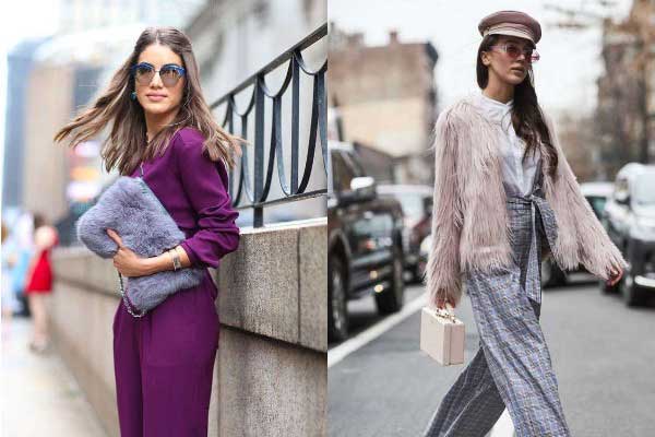 What to wear with delicate shades of purple: stylish ideas from street style stars, photo 11