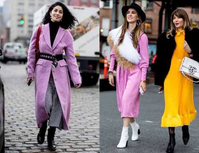 What to wear with delicate shades of purple: stylish ideas from street style stars, photo 7