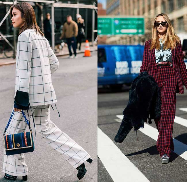 How to wear plaid pants, what to combine with