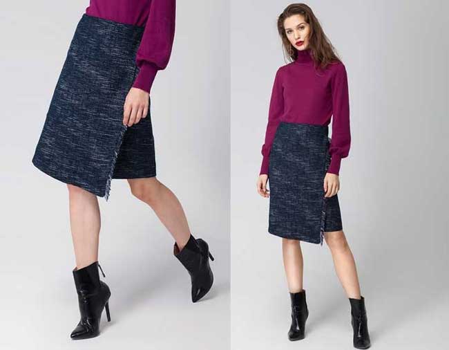 Asymmetric skirt: the most stylish and fashionable models