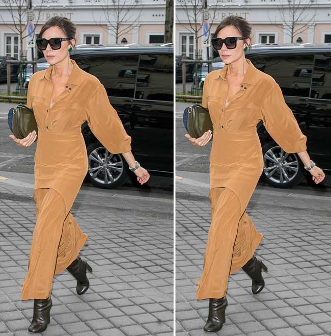 Robe au bureau : un nouveau look de Victoria Beckham