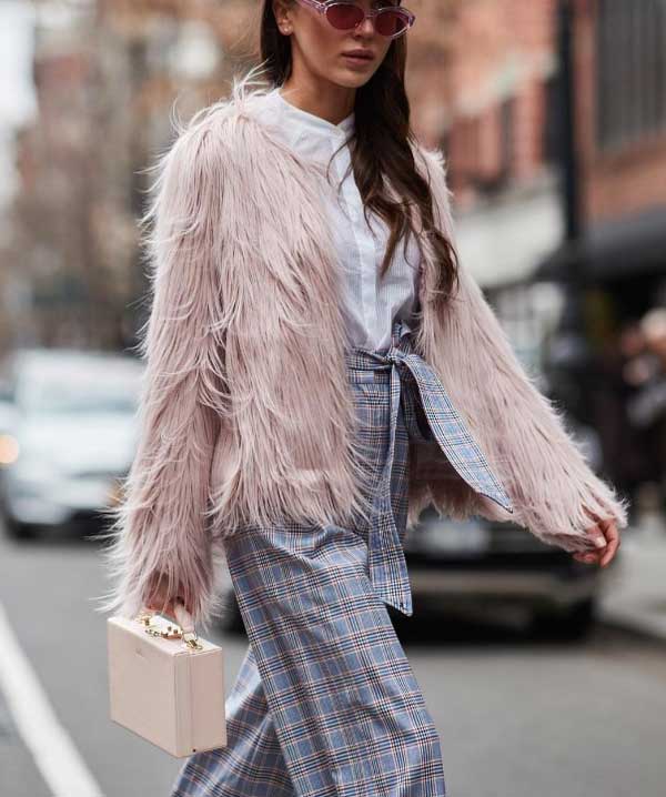 White shirt with wide leg pants