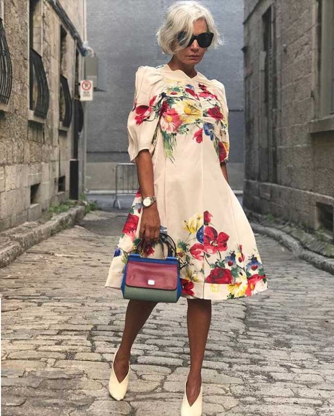 How to dress an older woman: ideas from a 52-year-old Instagram blogger