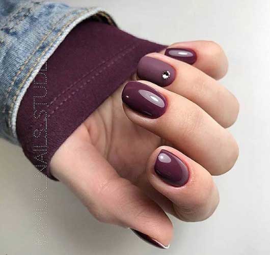 The combination of gel polish with an image