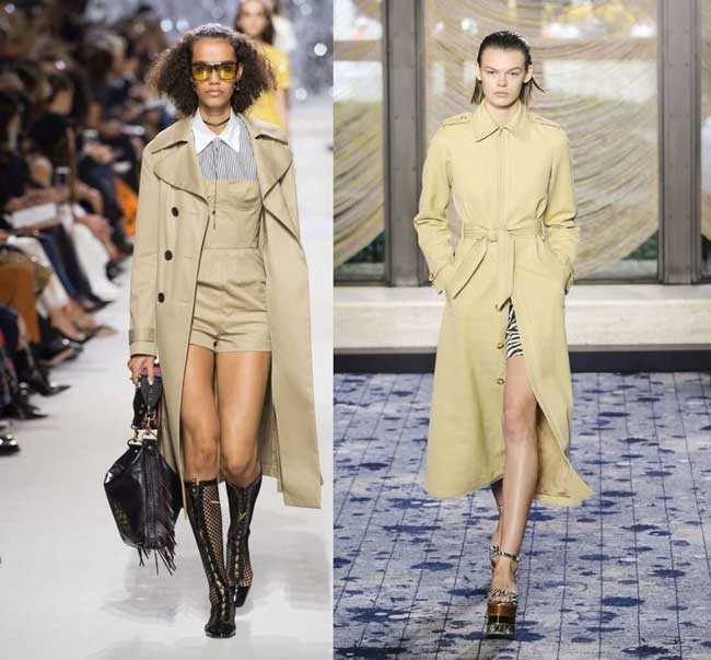 From beige to purple: what trench coats and raincoats we will wear this spring