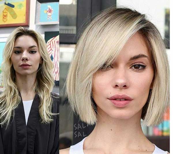 Coupe de cheveux bob à la mode 2018