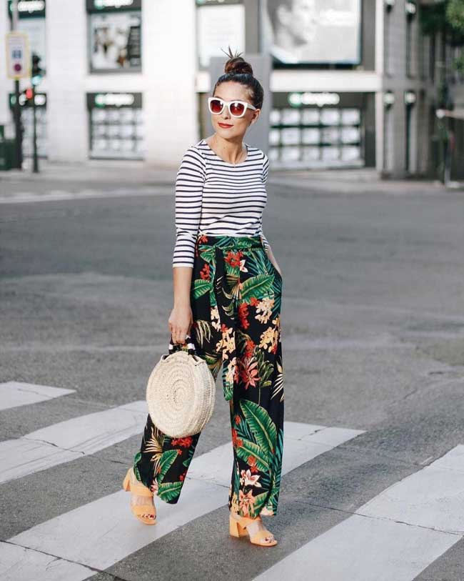 Print stripes and flowers