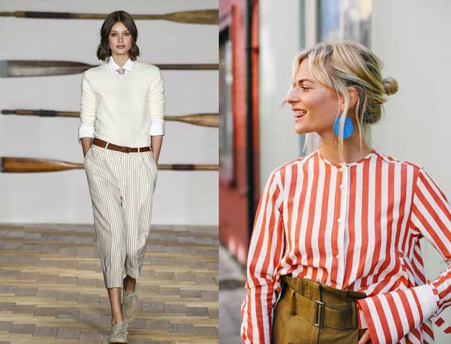 Stripe print: which one to choose for spring-summer 2018 and what to wear, photo