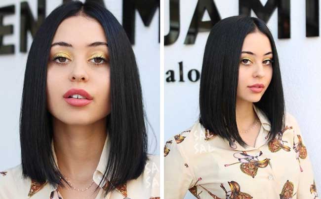 Coupe droite et style lisse - bob