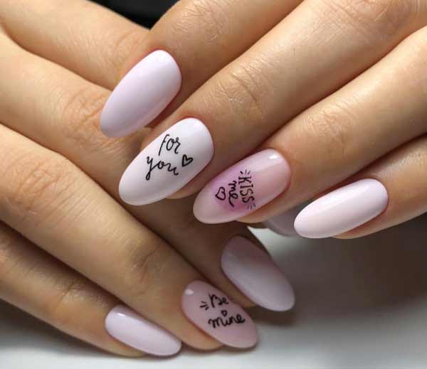 8 shades of topical spring manicure: delicate and feminine