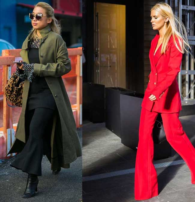 the most necessary: ​​current styles of trousers 2018 photo bell-bottomed trousers