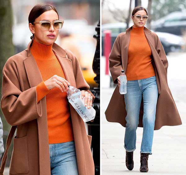 Coat Irina Shayk