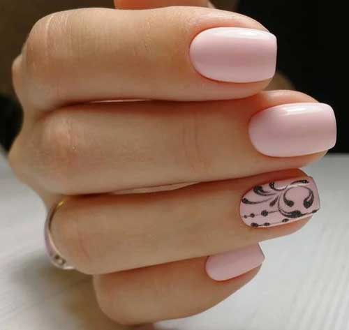 Drawing on one nail