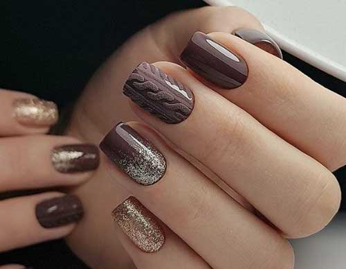 Five of the most fashionable manicure trends spring-summer 2018 chocolate option