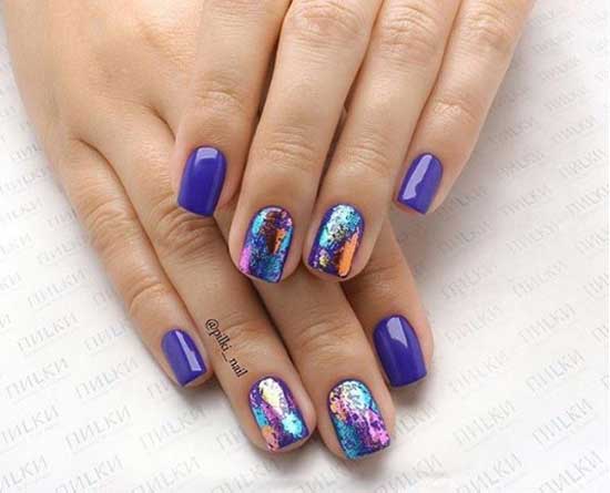 Nail design - pilki nail