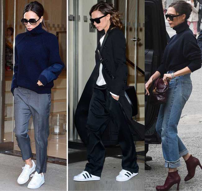 The most laconic images of Victoria Beckham: all power is in simplicity