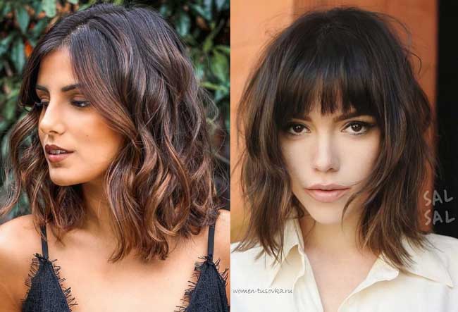 Haircut trends for medium hair: minimalism, asymmetry styling