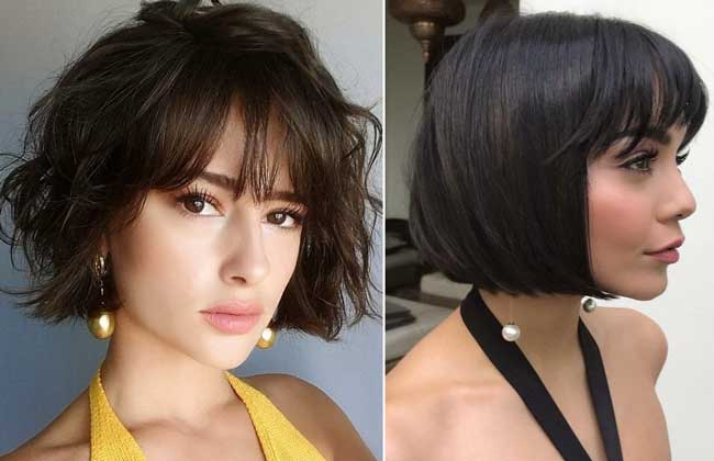 Haircut trends for medium hair: minimalism, asymmetry examples of classics