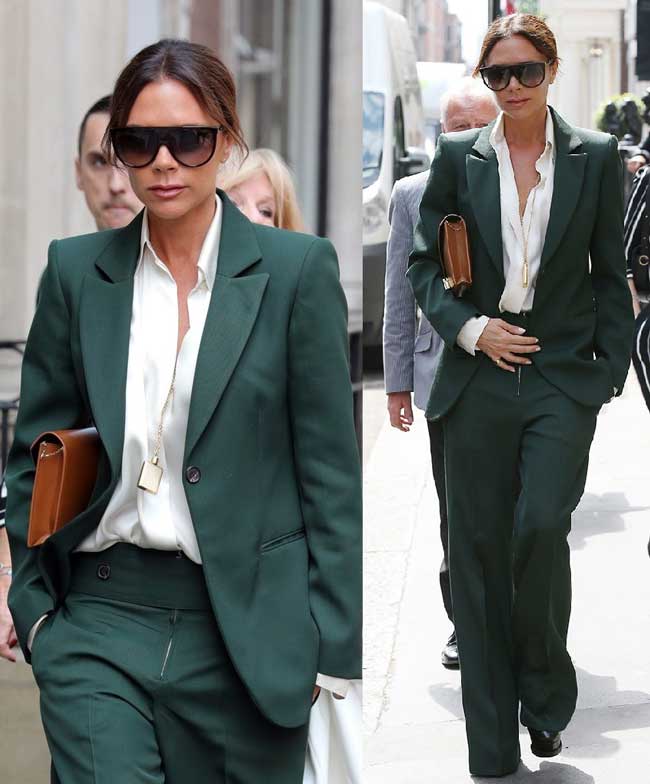 Emerald Trouser Suit For Work