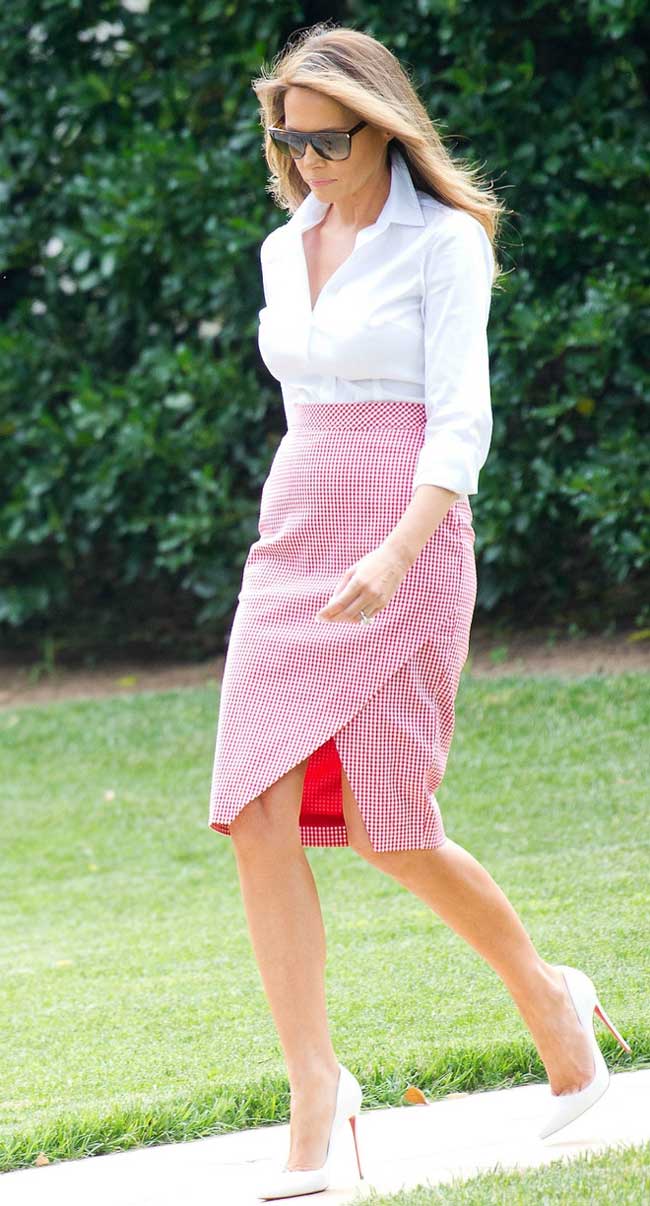 Classic White Shirt and Skirt looks