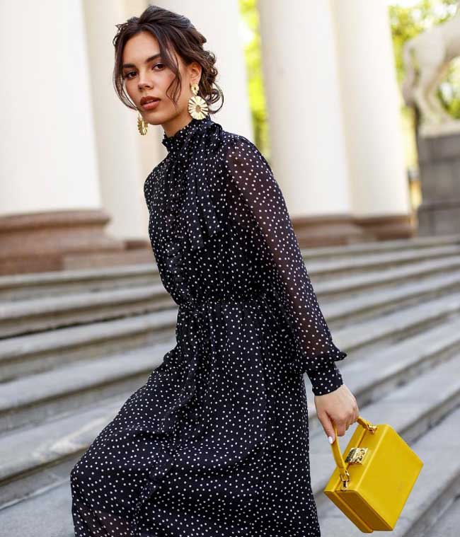 Polka-dot dress