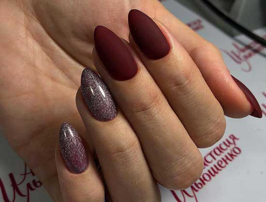 Burgundy matte