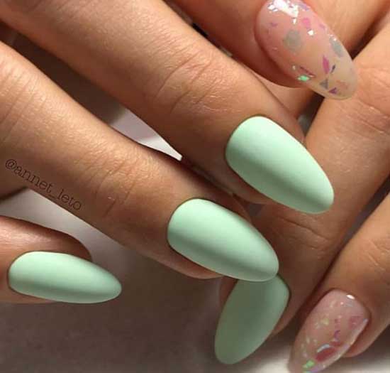 Matte pale green