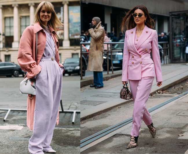 Lavender pantsuit