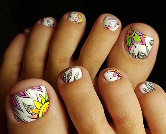 Very beautiful pedicure