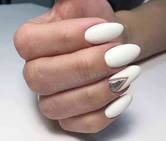 White manicure