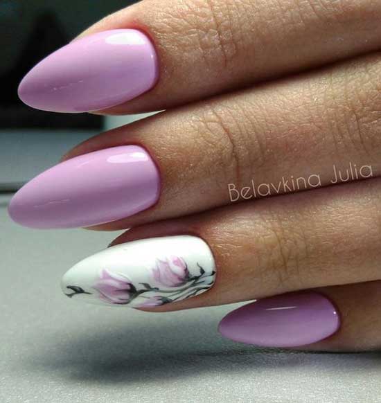 Femininity itself: stunning lilac manicure ideas