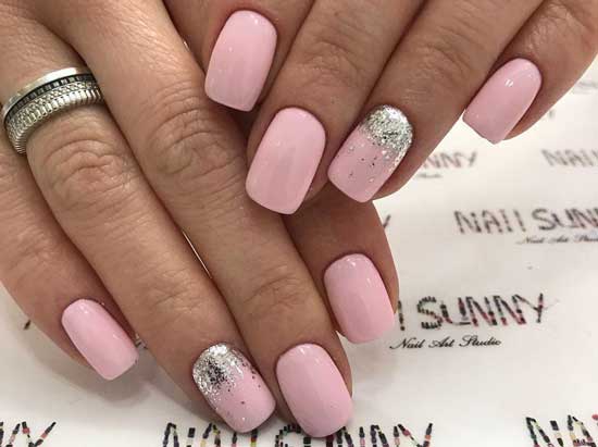 Pink + silver