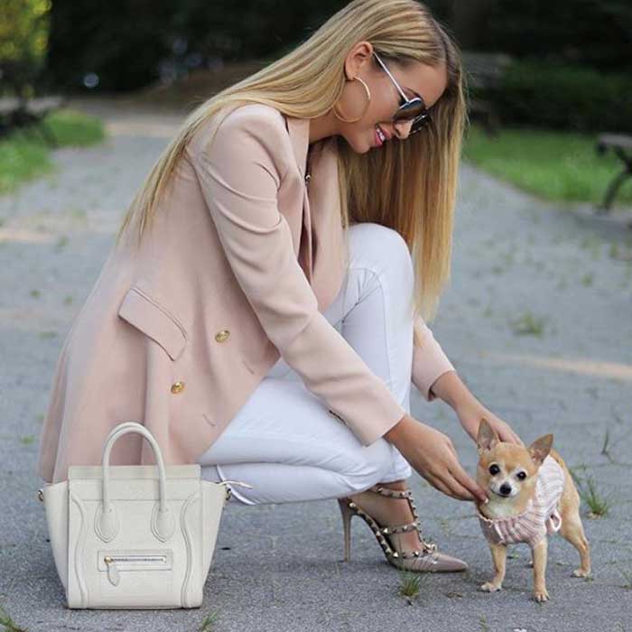 Beige Blazer and White Skinny looks