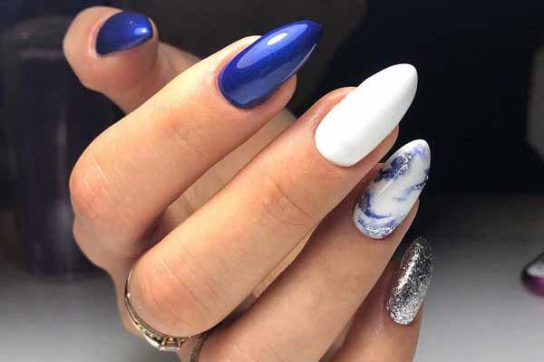 L'effet des pierres naturelles sur les ongles: design de mode, photos, nouveautés 2018-2019