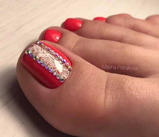 Lace pedicure 2018