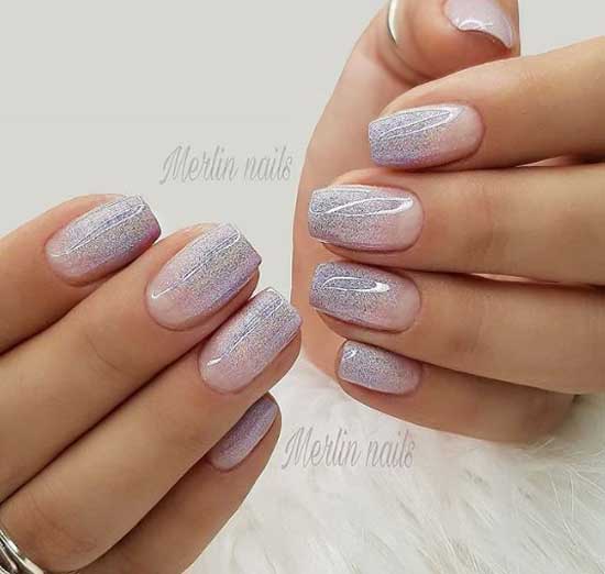 Glitter nail polish