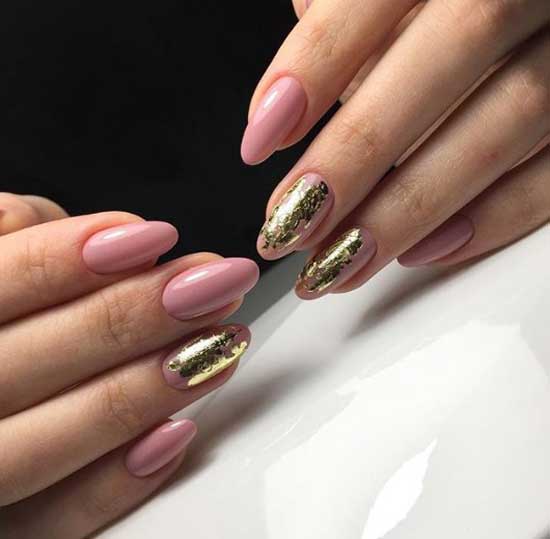 Gold + pink