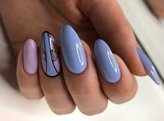 Blue + pink design