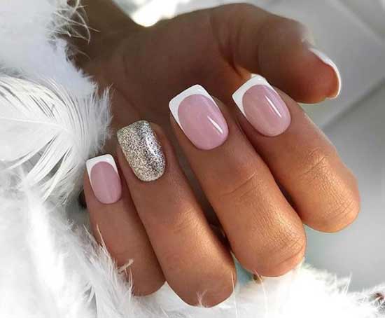 Original French manicure for the summer