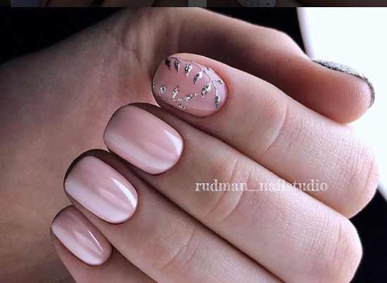 Fashionable manicure rub