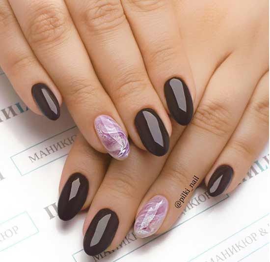 An example of a fashionable manicure