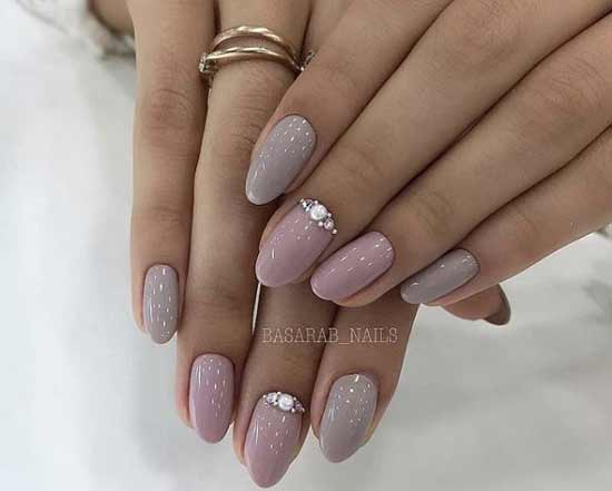 Beautiful fashionable manicure