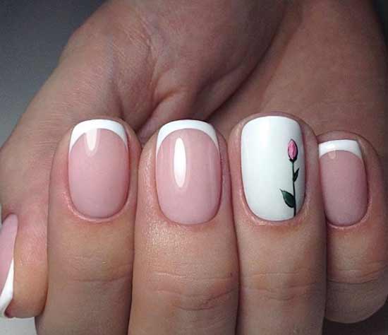 Topical manicure - French