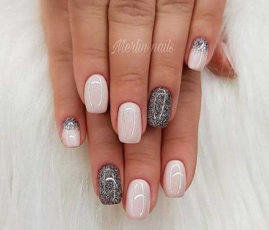 Crystal nail design