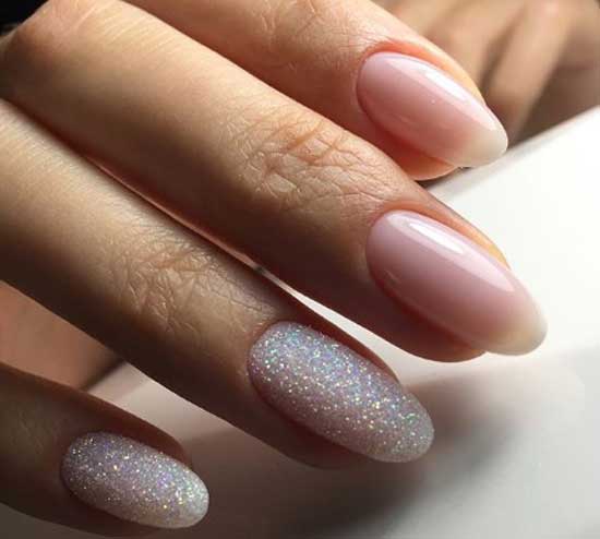 Beautiful crystal nail designs