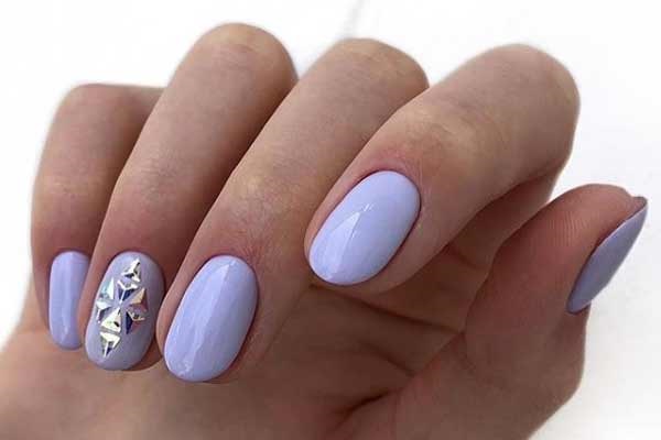 Lilac and dragon scale design