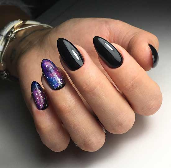 Black manicure