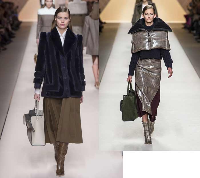 Fendi jupes à la mode 2018-2019