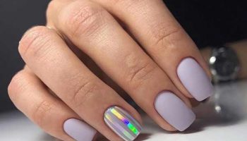 Gray manicure ideas for autumn