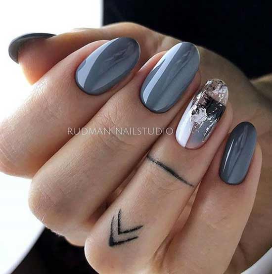 Gray + foil